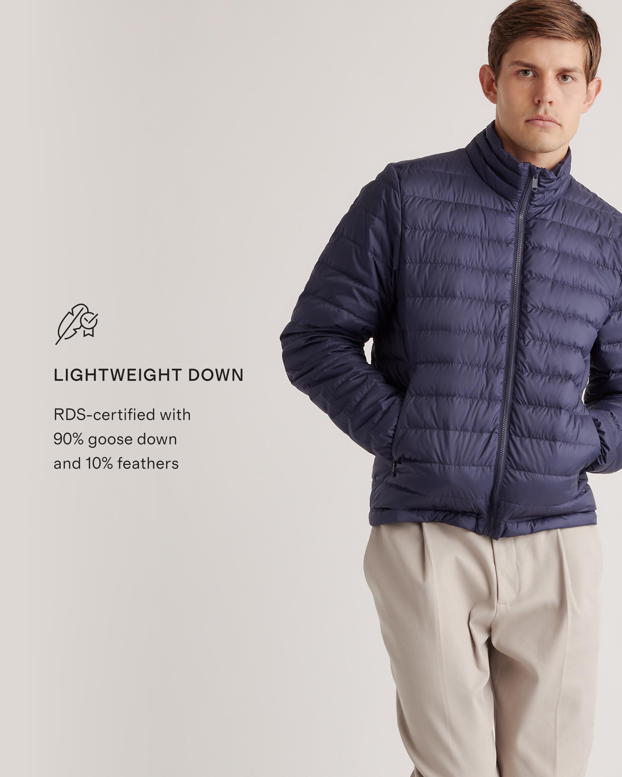 Quince | Men's Lightweight Down Packable Puffer Jacket Recycled Polyester Product Image