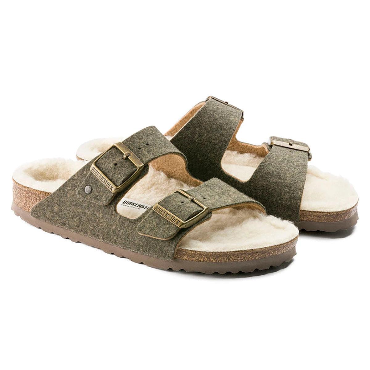 Birkenstock Arizona Happy Lamb Wool Felt Sandals Product Image