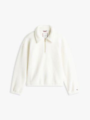 Teddy Fleece Quarter-Zip Sweatshirt Product Image