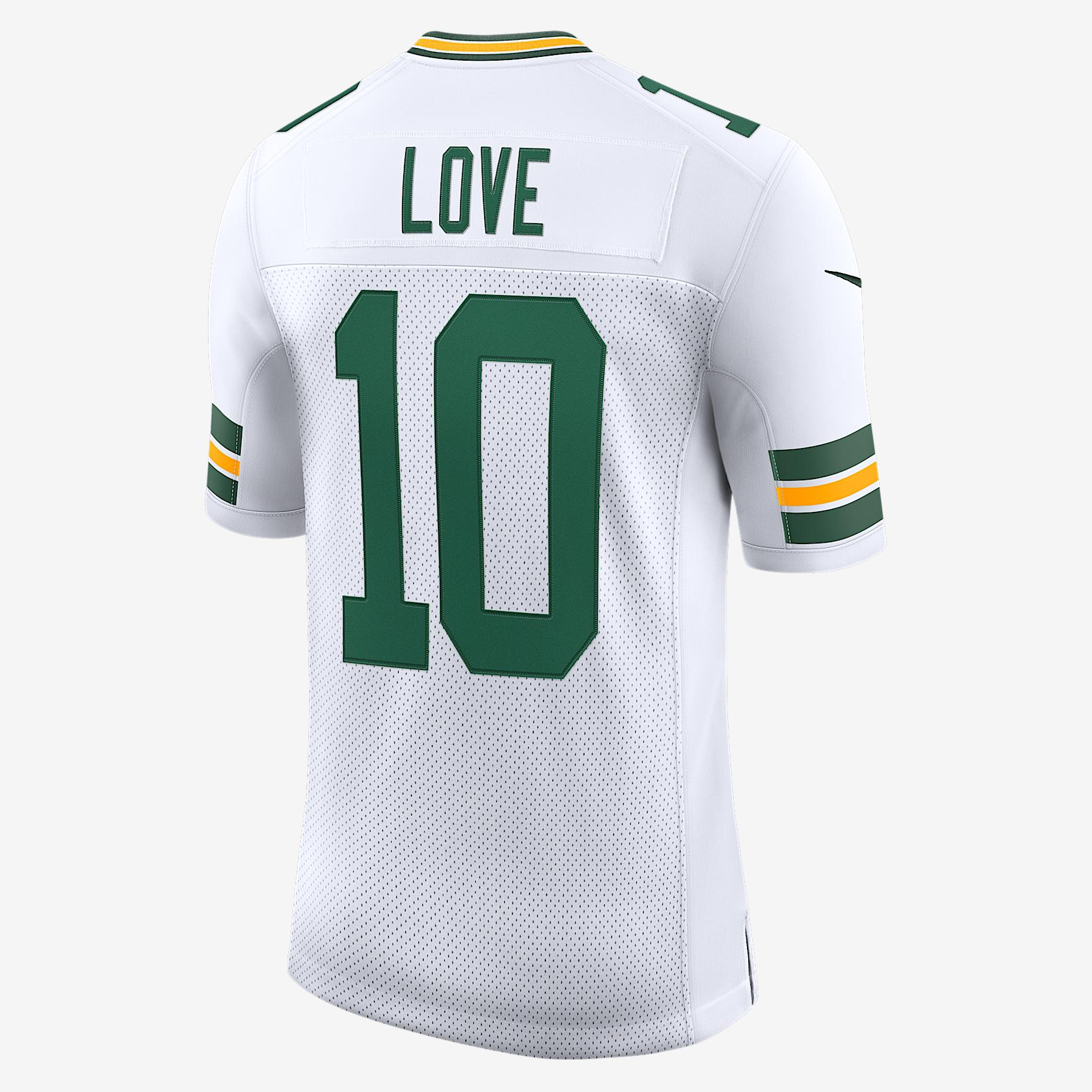 Jordan Love Green Bay Packers Nike Mens Dri-FIT NFL Limited Jersey | 32NMGPLR7TF-017 Product Image
