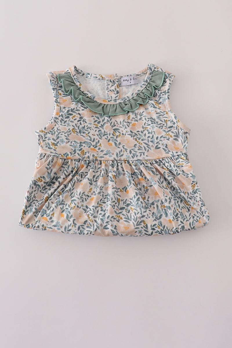 Bow applique print mom&me dress Product Image