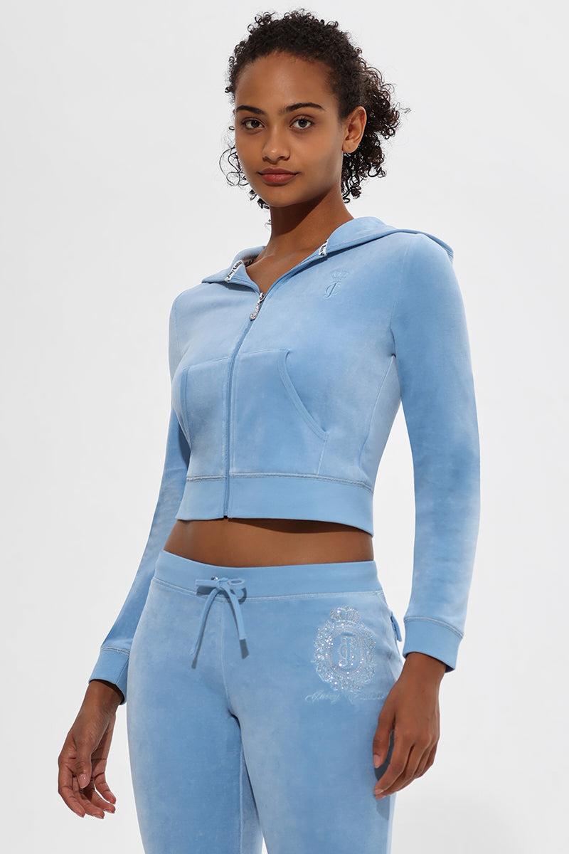 Crown Heritage Cotton Velour Hoodie Product Image