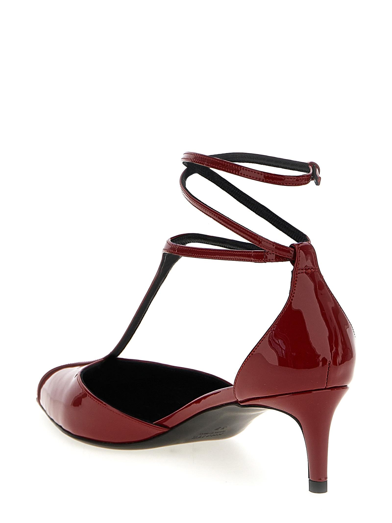 KHAITE Mia 45 Patent Leather Pumps In Red Product Image