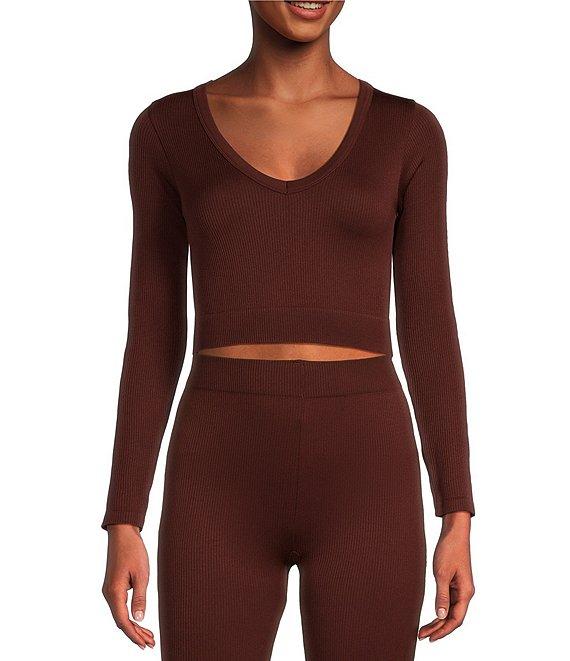 GB Seamless Knit Long Sleeve Top Product Image