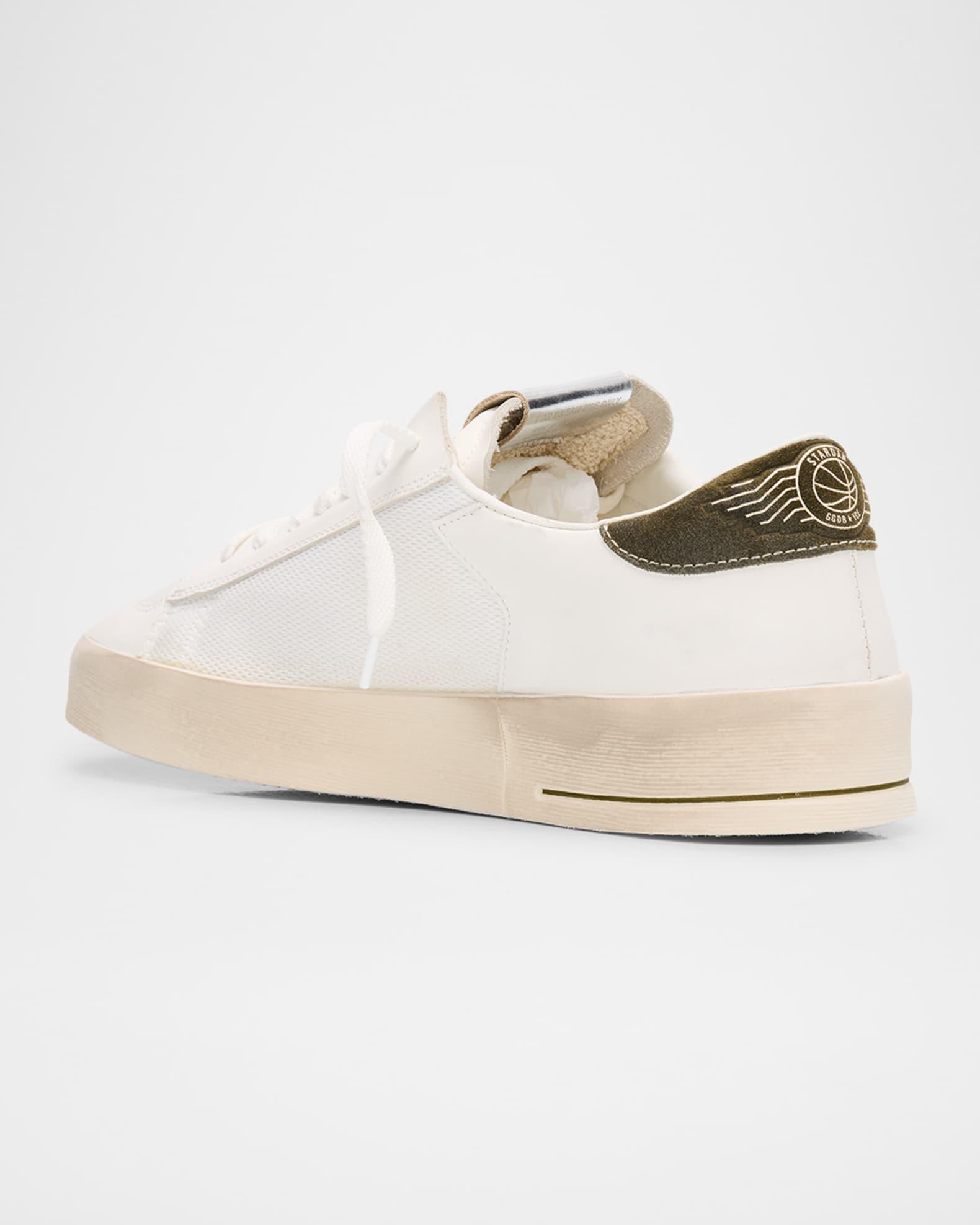 Men's Stardan Mesh and Leather Low-Top Sneakers Product Image