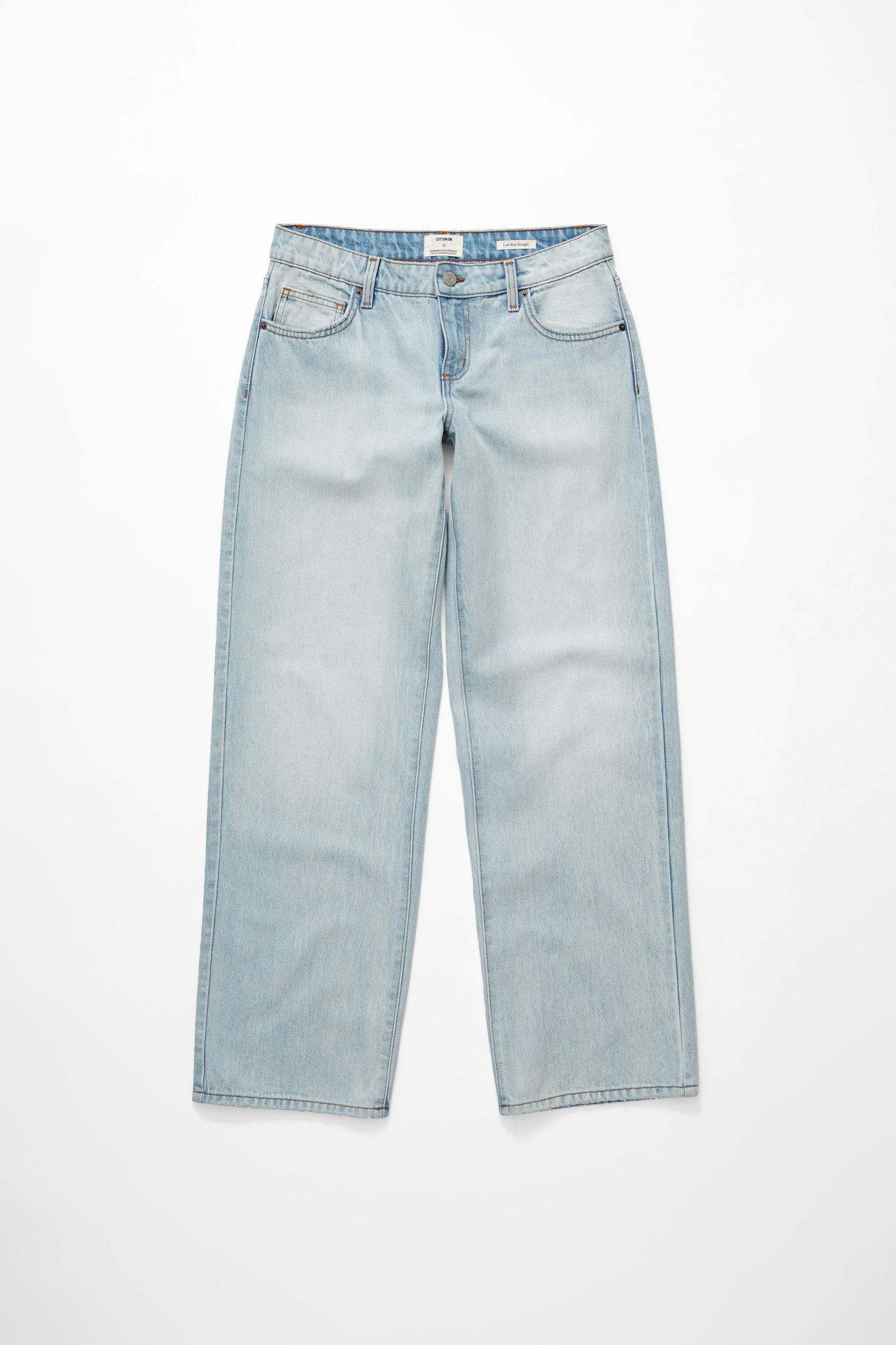 Low Rise Straight Jean Product Image