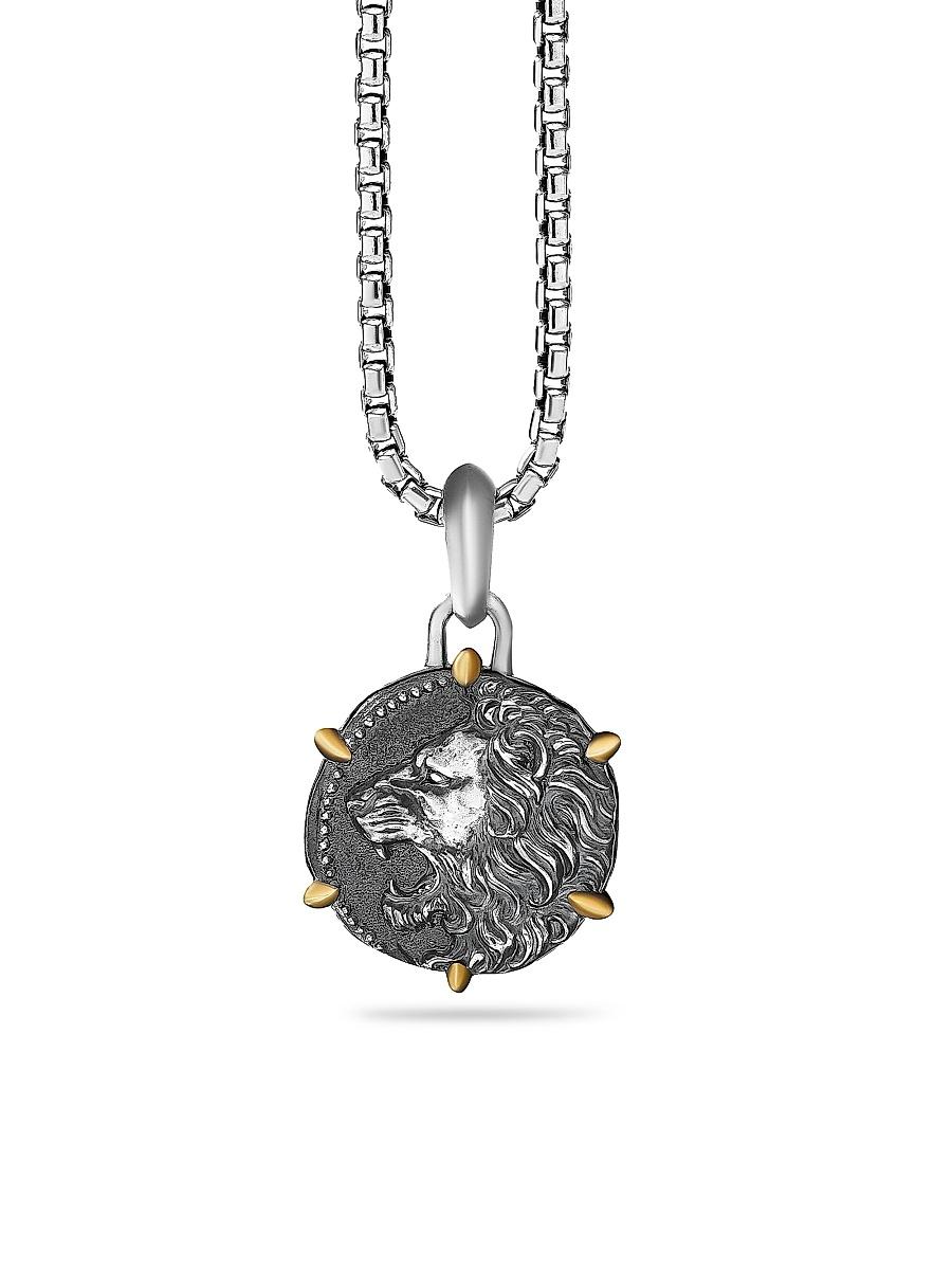 David Yurman Sterling Silver & 18K Yellow Gold Zodiac Amulet Enhancer Product Image
