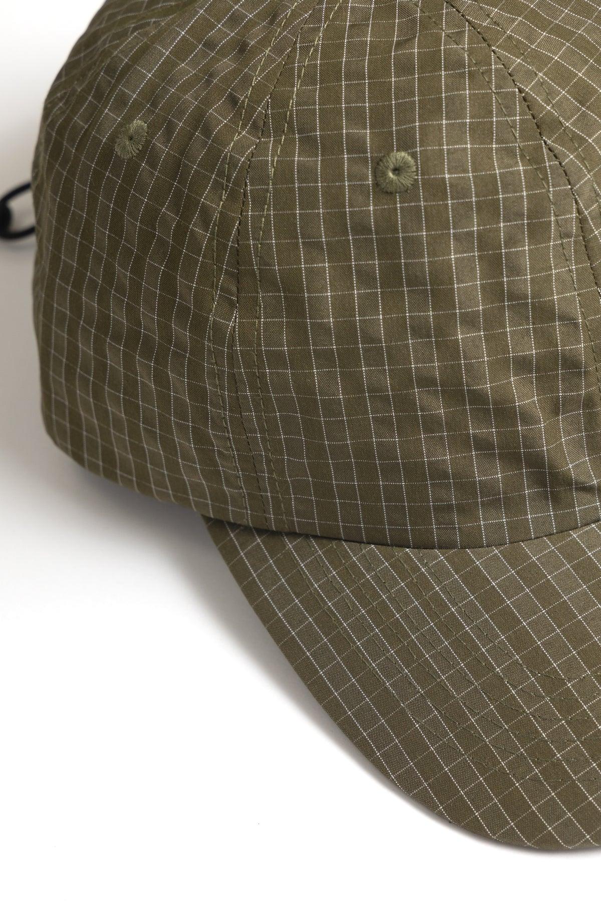 Blacksmith - Grid Check Cap - Olive Product Image