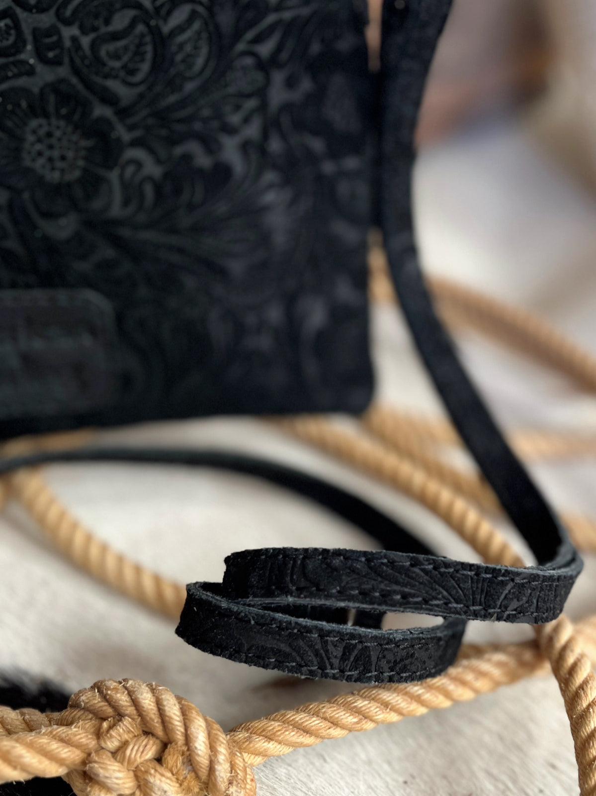 Darling Tooled Embossed Leather Crossbody Product Image