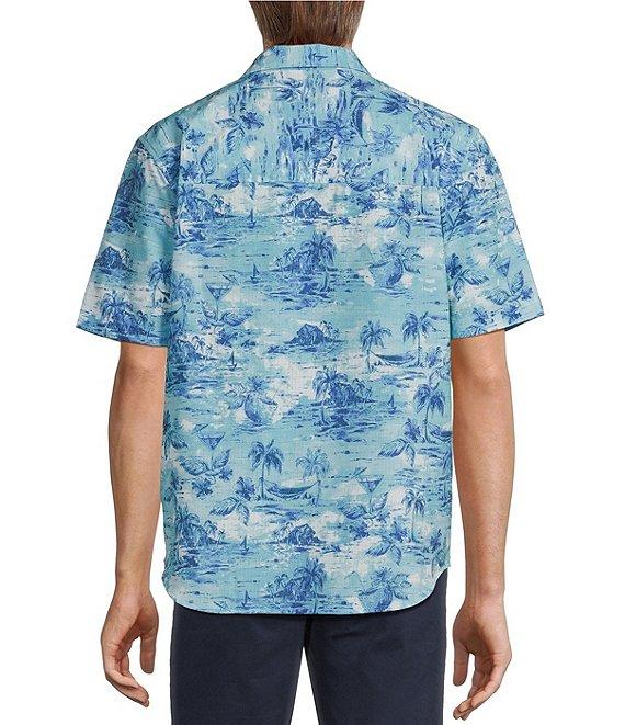 Tommy Bahama IslandZone Bahama Coast Tidal Pursuit Short Sleeve Woven Shirt Product Image