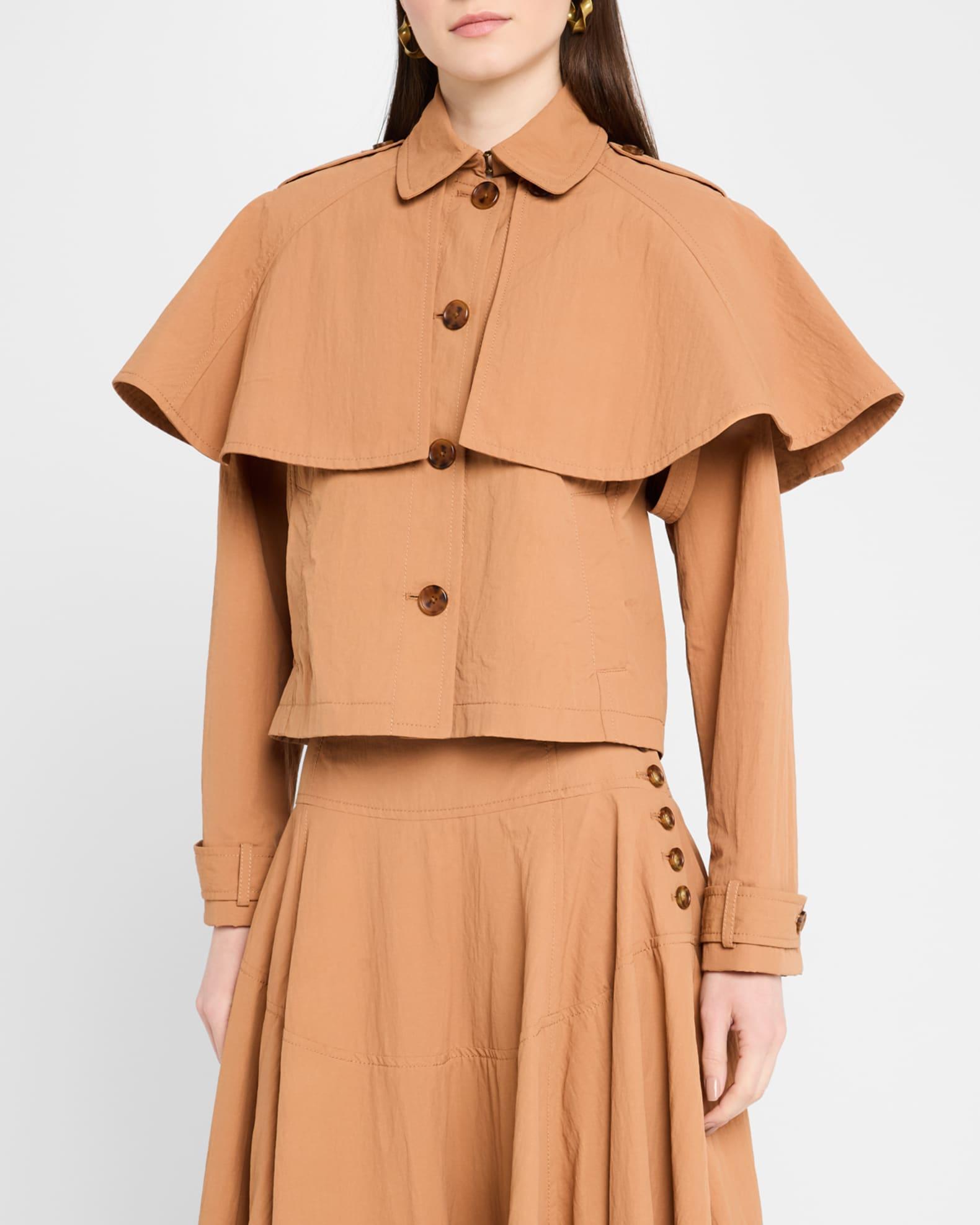 River Layered Jacket with Removable Cape Product Image