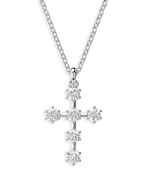 Swarovski Insigne Crystal Cross Pendant Necklace, 14.96-17.72 Product Image