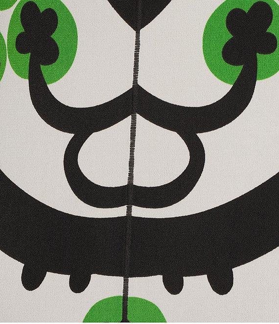 Eva Varro Convertible Baroque Print and Solid Black V-Neck Sleeveless A-Line Maxi Dress Product Image