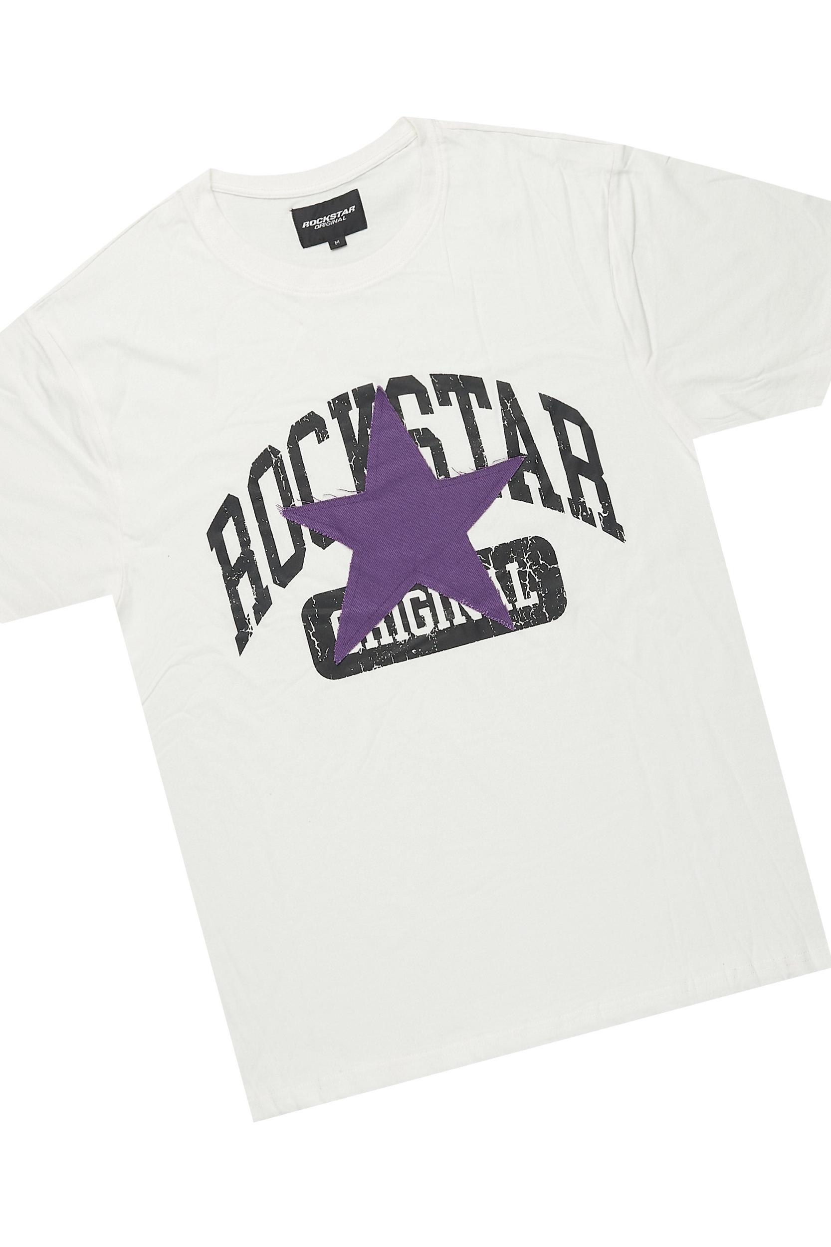 Mallor Purple/blackT-Shirt/Stacked Track Set Male Product Image