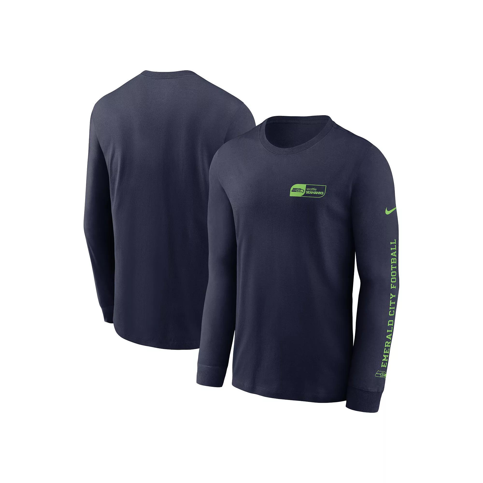 Buffalo Bills Sideline Team Issue Nike Mens Dri-FIT NFL Long-Sleeve T-Shirt | 02EW4DA81-2ZH Product Image