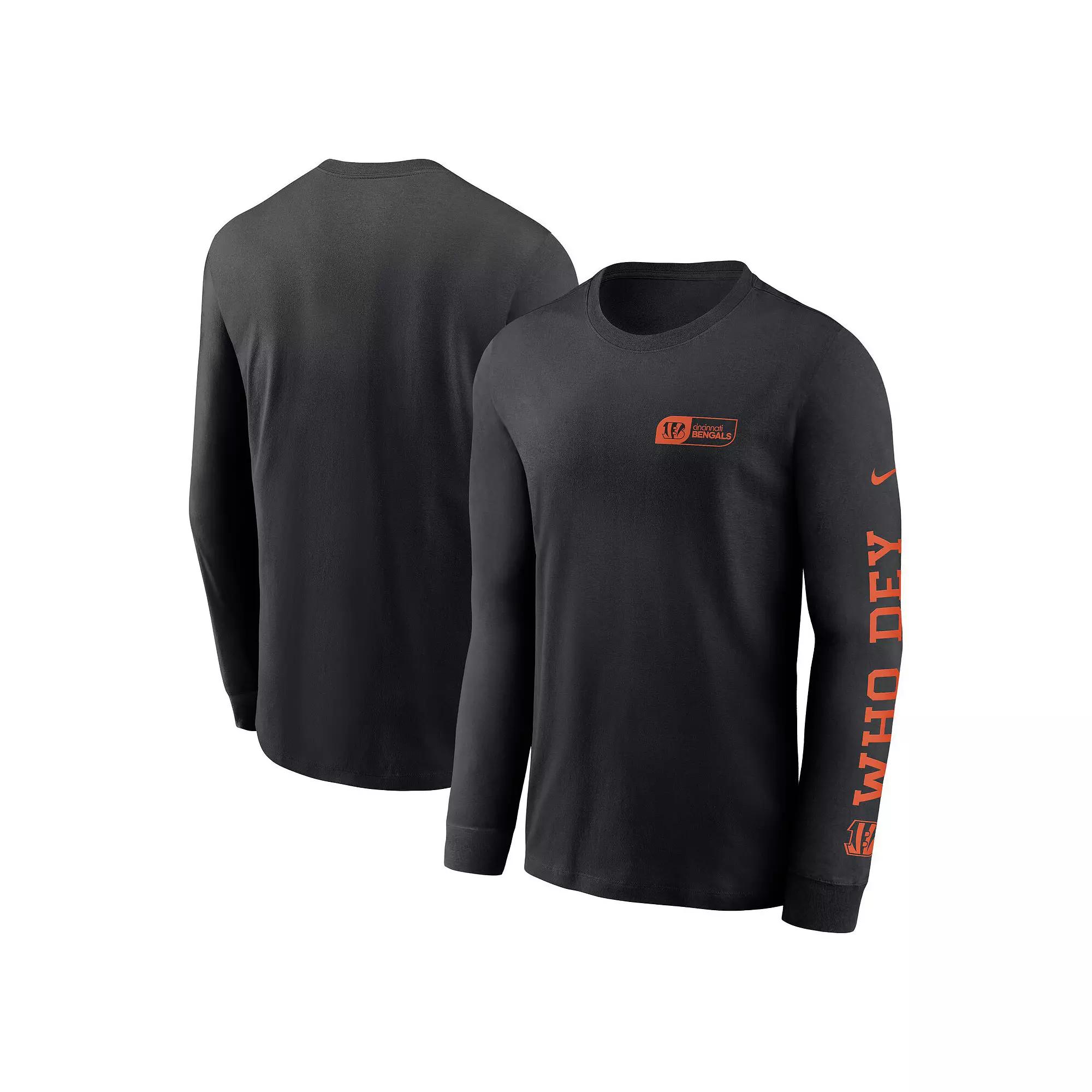 Buffalo Bills Sideline Team Issue Nike Mens Dri-FIT NFL Long-Sleeve T-Shirt | 02EW4DA81-2ZH Product Image