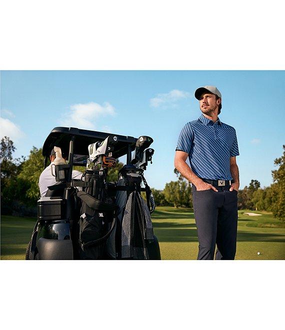 Callaway Chevron Printed Short Sleeve Twill Golf Polo Shirt Product Image