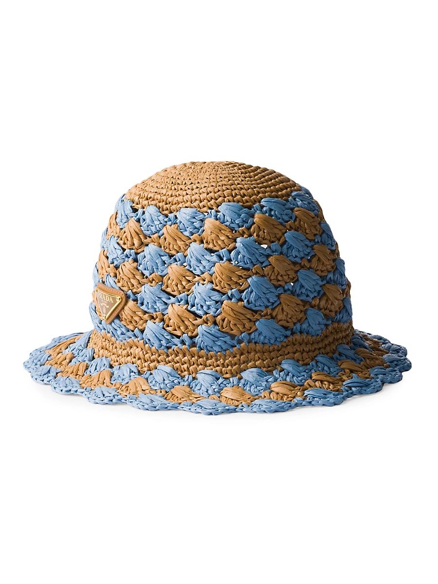 Womens Crochet Bucket Hat Product Image