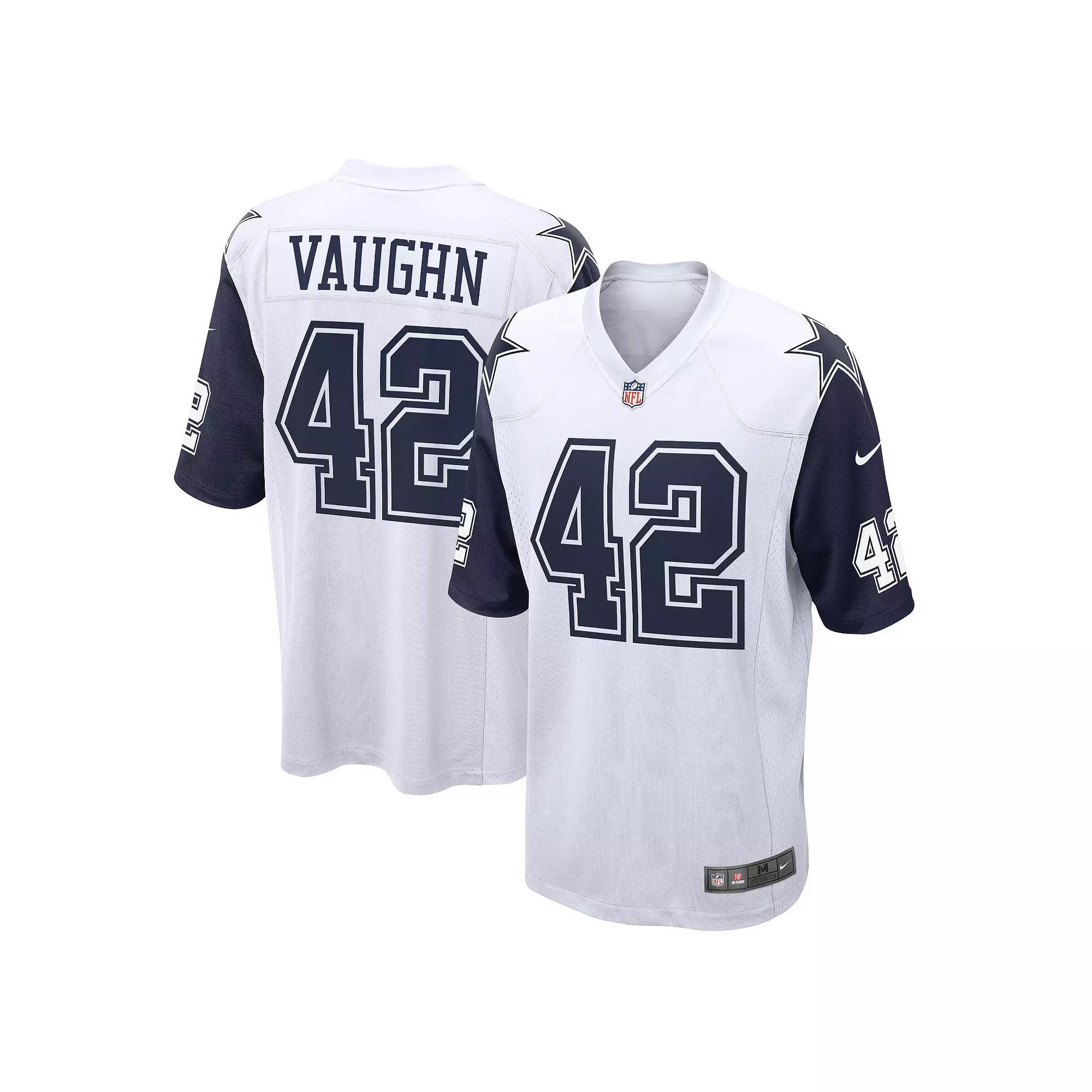 Men's Nike Deuce Vaughn White Dallas Cowboys Alternate Game Jersey,  Product Image