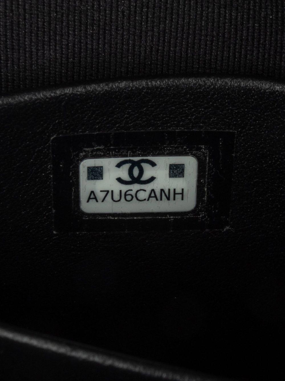 2021-2024 Mini CC Quilted Patent Leather Top Handle Clutch with Chain satchel Product Image