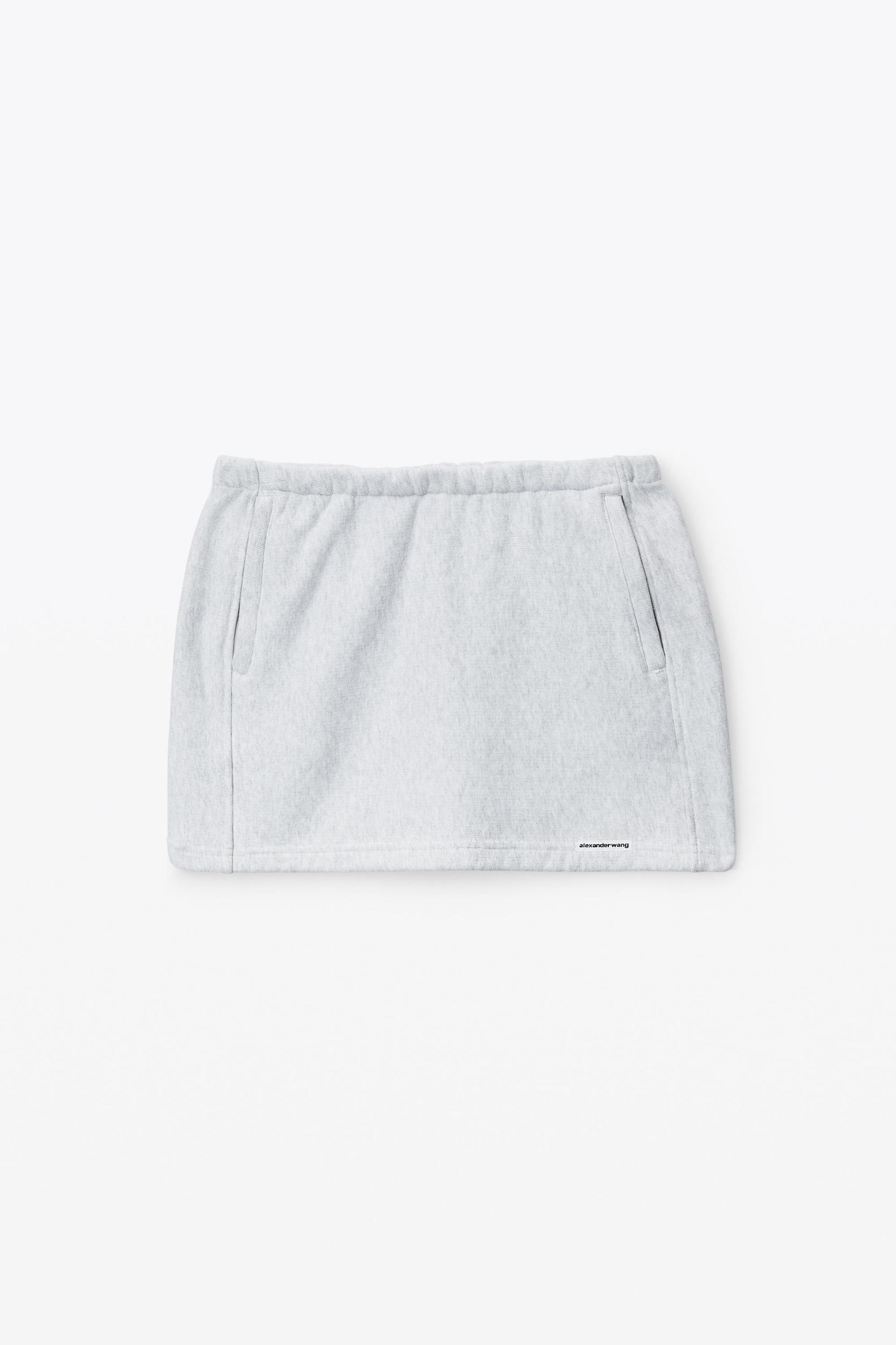 Mini Skirt In Classic Cotton Terry Product Image