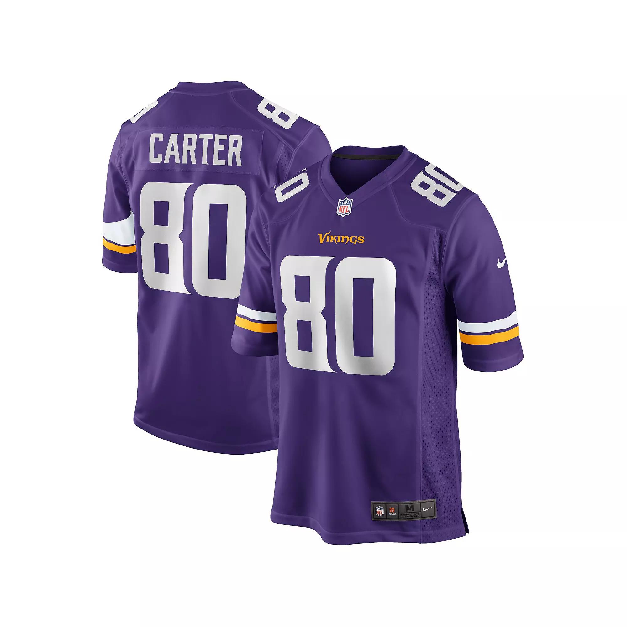 Men's Nike Cris Carter Purple Minnesota Vikings Game Retired Player Jersey,  Product Image