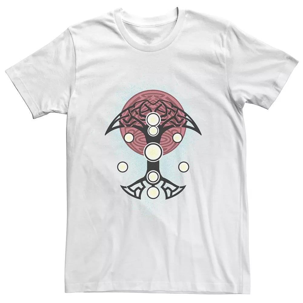 Men's Marvel Thor Love and Thunder Blue Splatter Tee,  Product Image