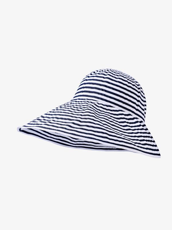 Split-Joint Striped Sun Hat Product Image