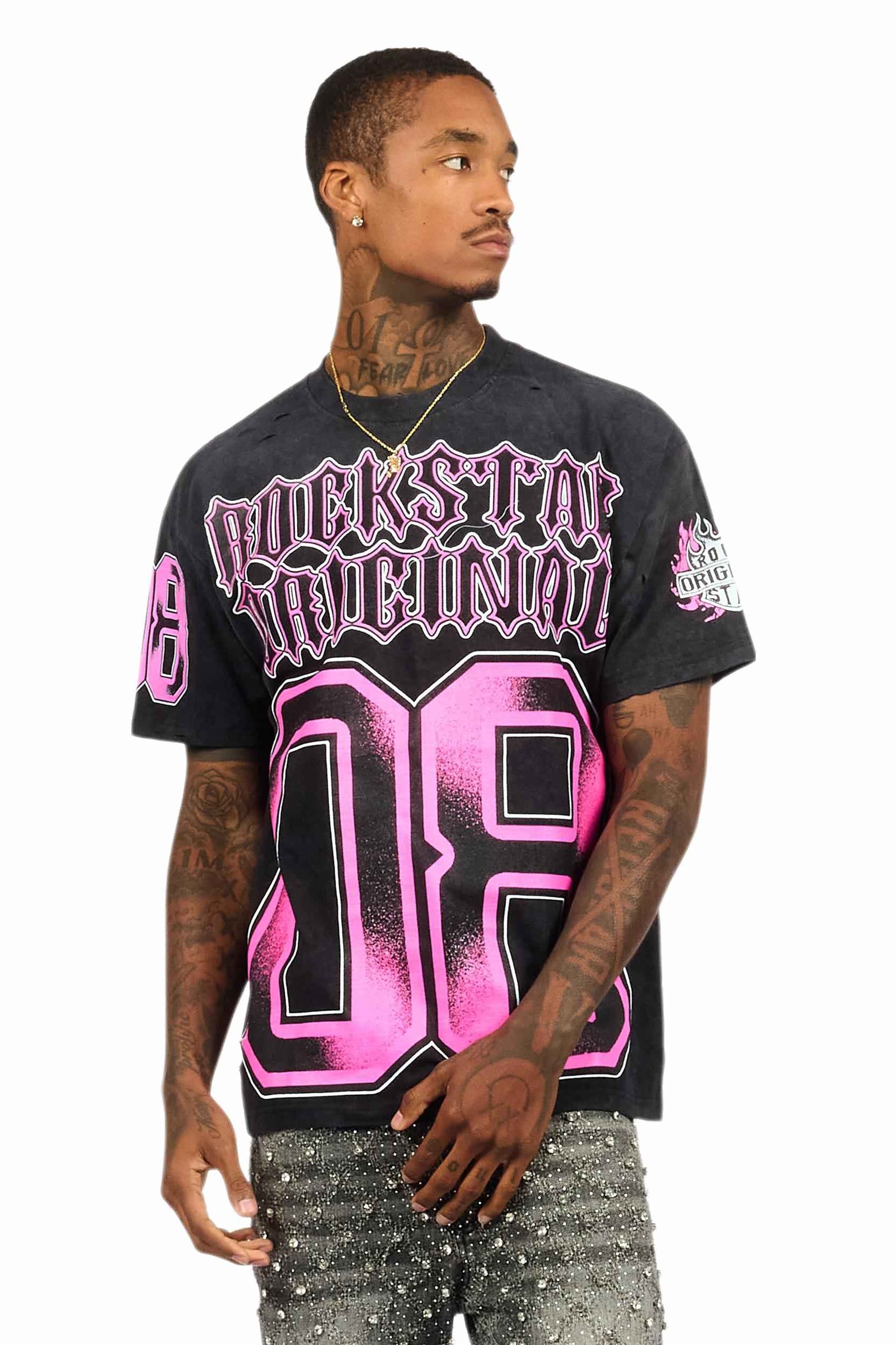 TaNeshia Black Oversized T-Shirt Female Product Image