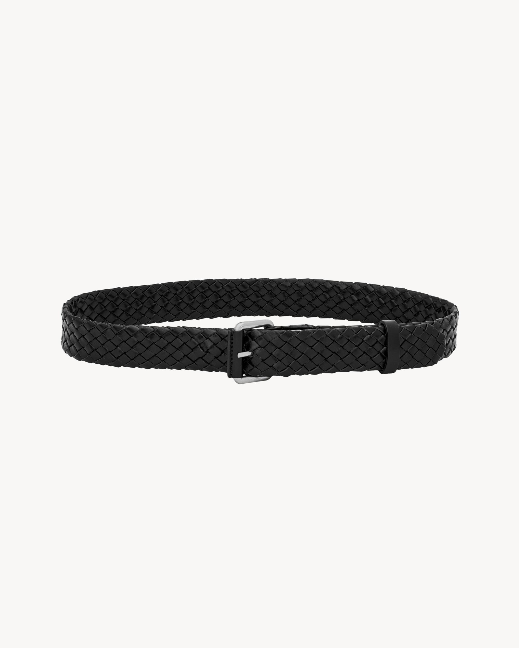 MOTORCYCLE belt in woven leather Product Image