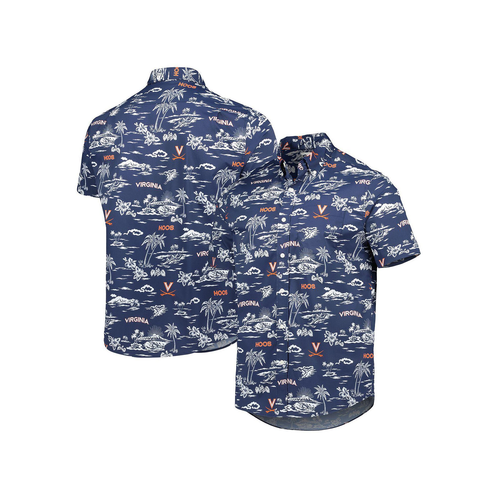 Men's Reyn Spooner Navy Virginia Cavaliers Classic Button-Down Shirt,  Product Image