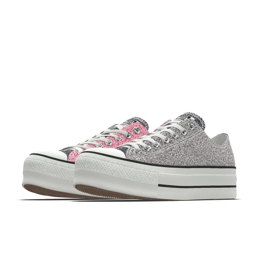Custom Chuck Taylor All Star Lift Platform Glitter By You Product Image