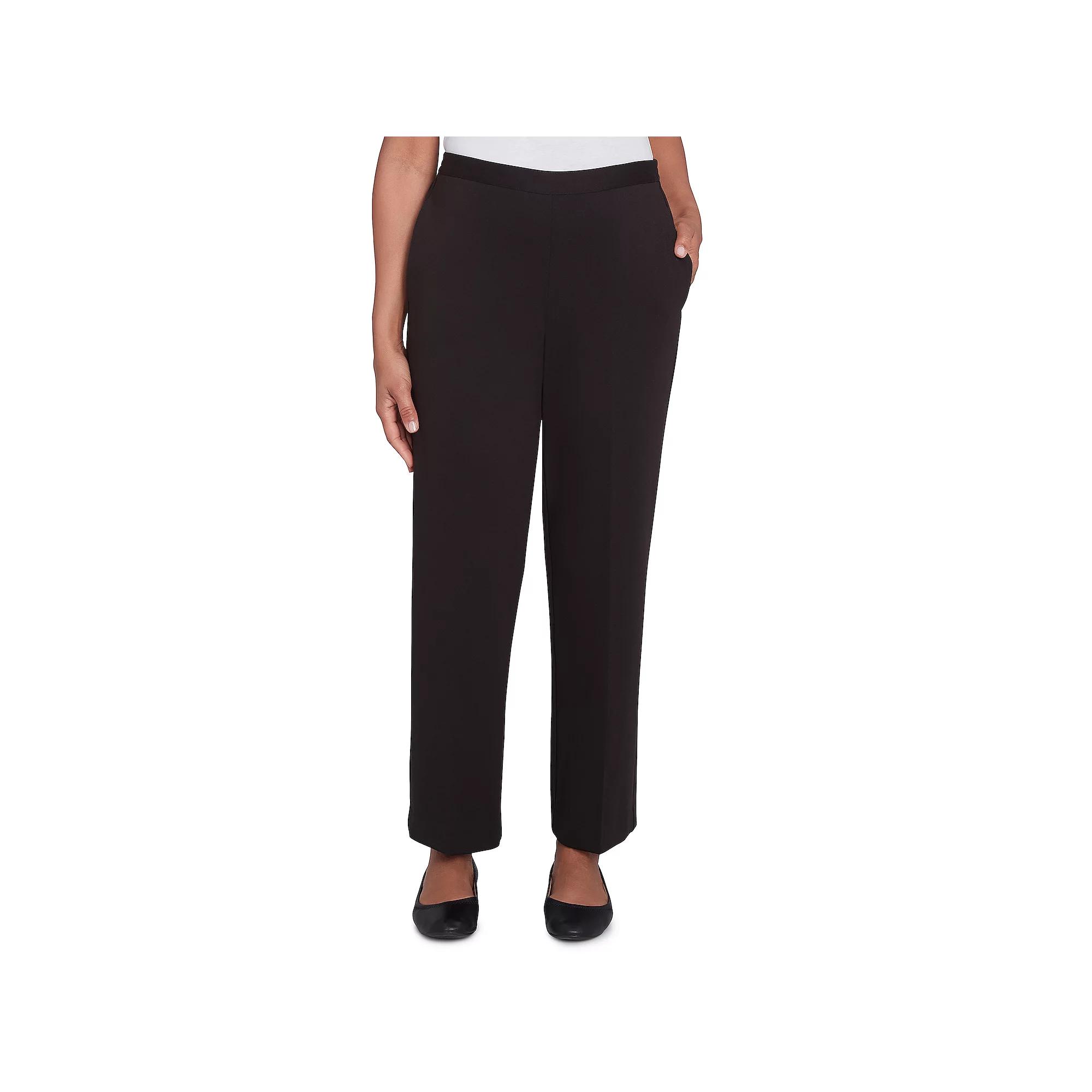 Women's Alfred Dunner Comfort Waist Short Mid-Rise Pants,  Product Image