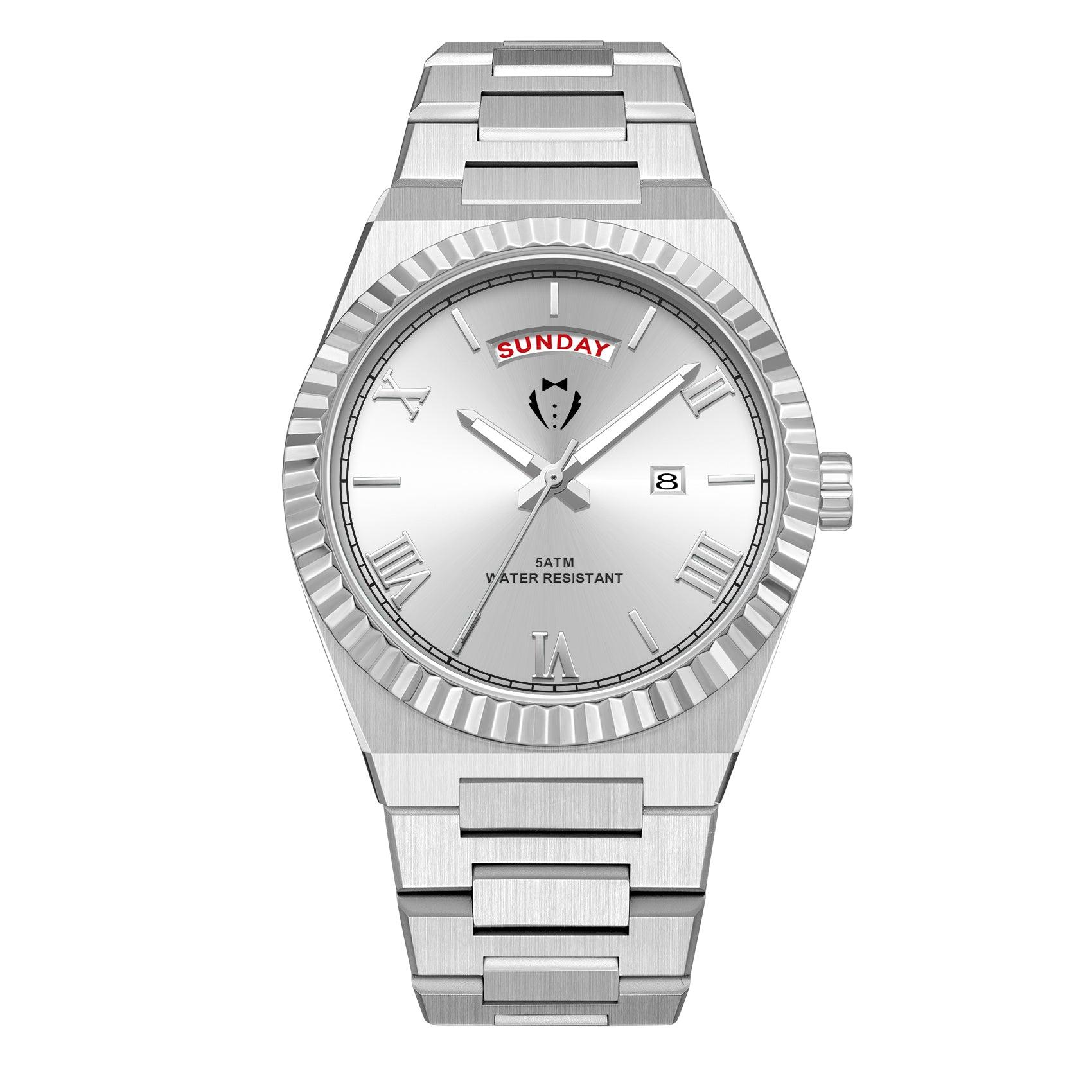 BLACK TIE MENS DIAMOND CUT WATCH Product Image