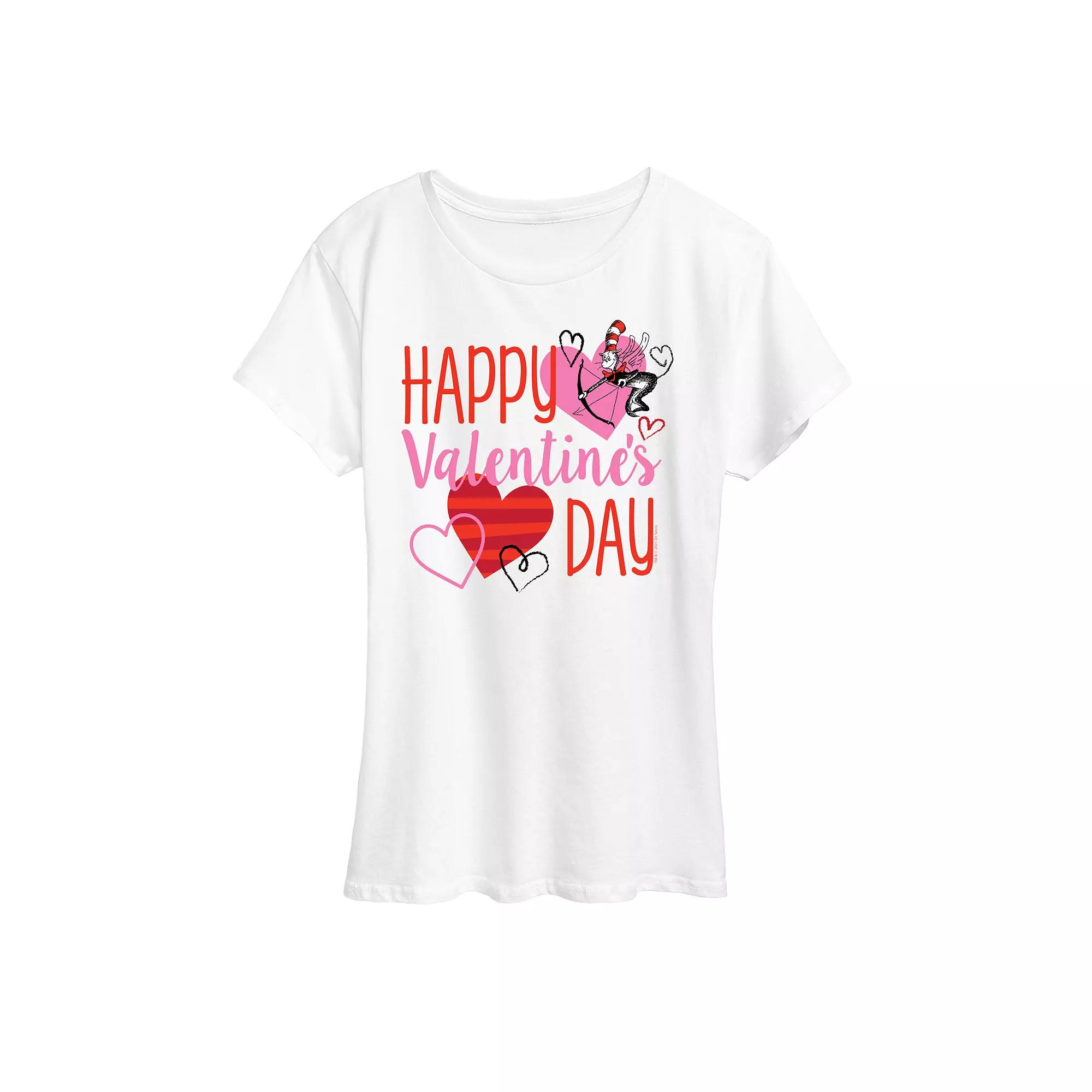 Women's Dr. Seuss Happy Valentine's Day Graphic Tee,  Product Image
