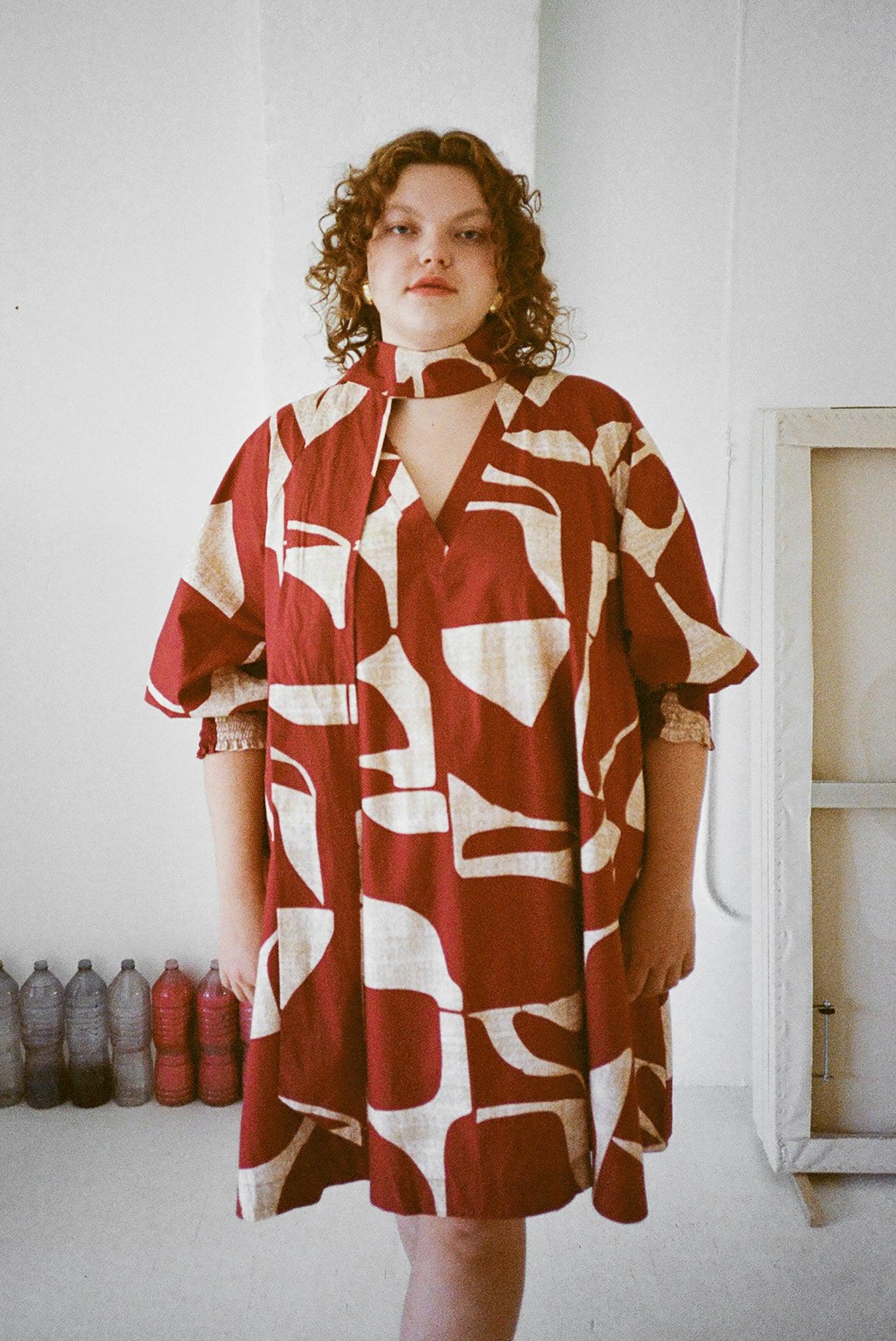 Vee Dress - Deco Sky Product Image