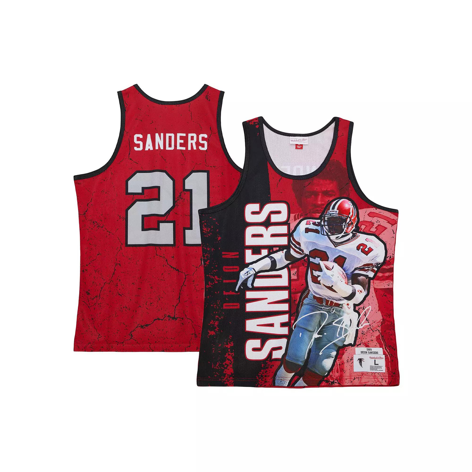 Mens Mitchell & Ness Deion Sanders Atlanta Falcons 1989 Player Burst Tank Top Product Image