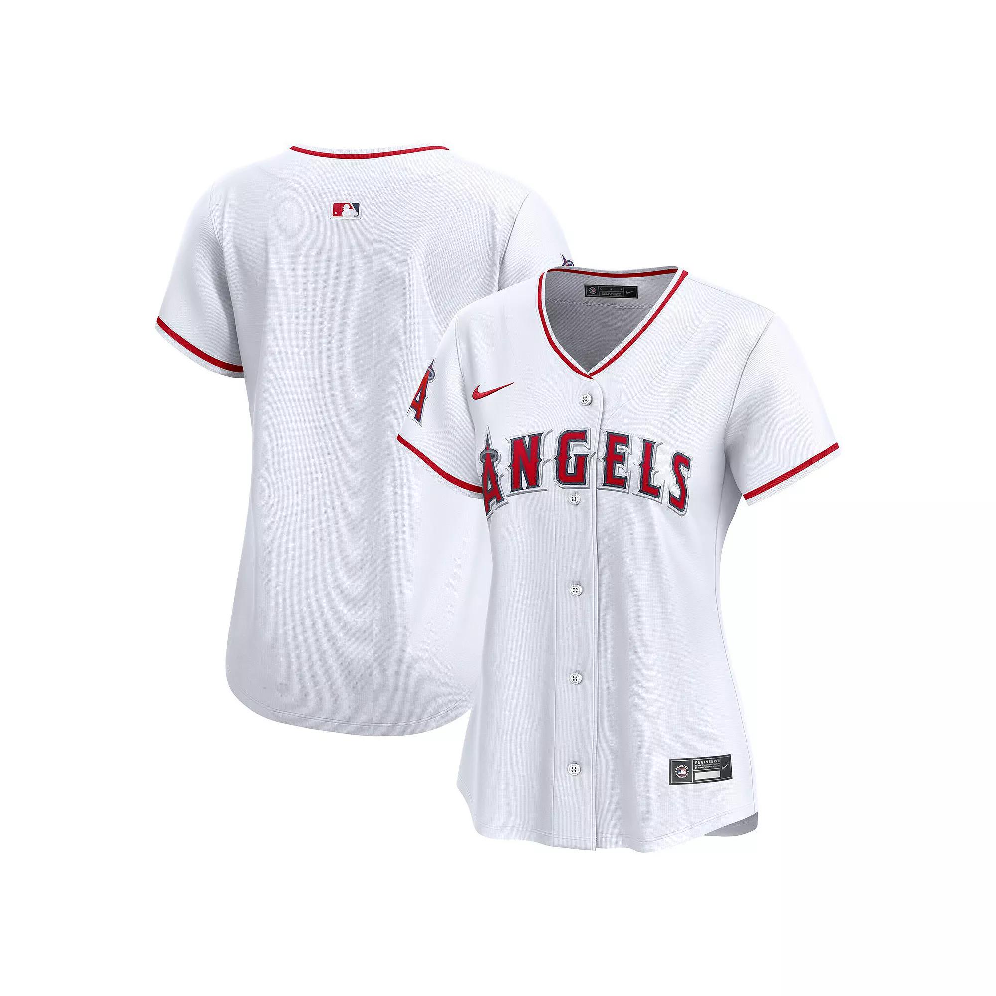 Women's Nike White Los Angeles Angels Home Limited Jersey,  Product Image