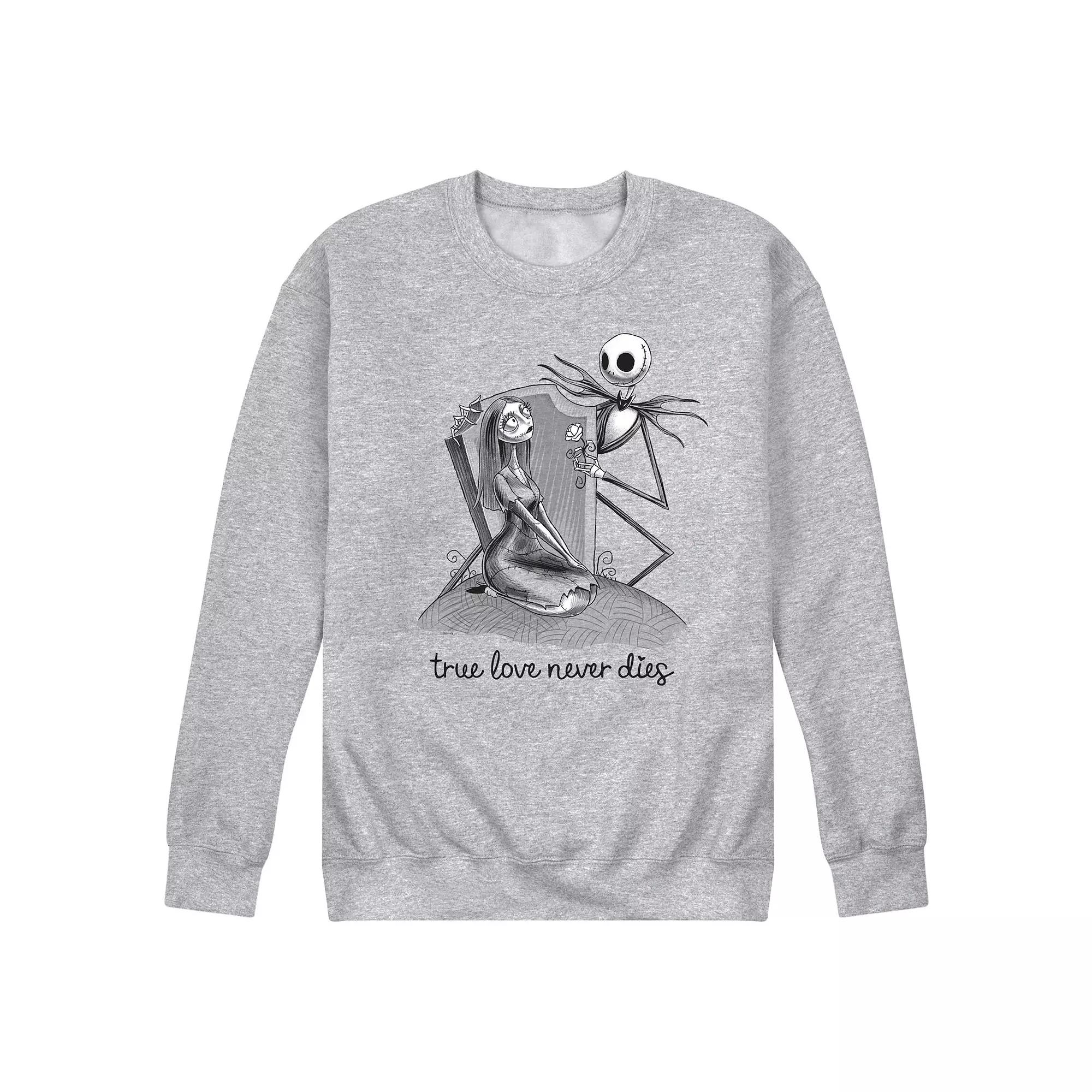 Disney's Nightmare Before Christmas Men's True Love Fleece Sweatshirt,  Product Image