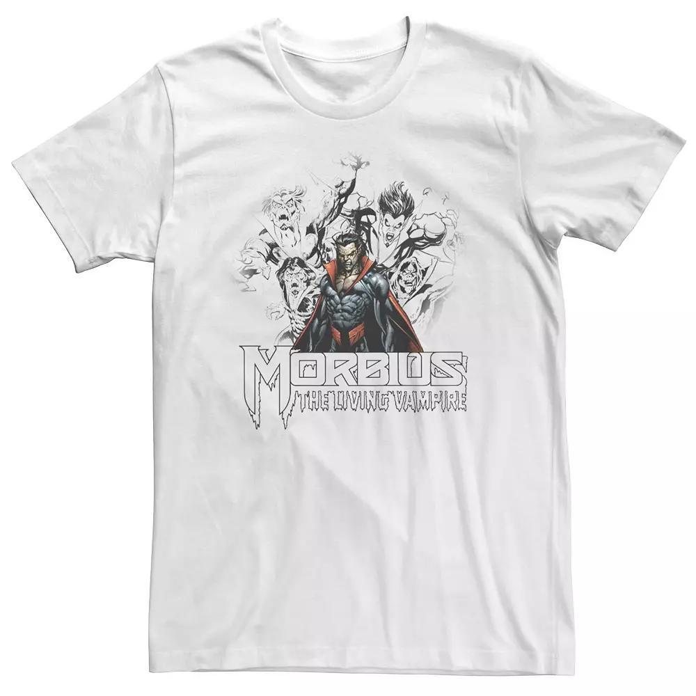 Big & Tall Marvel Morbius The Living Vampire Sketches Tee, Men's,  Product Image