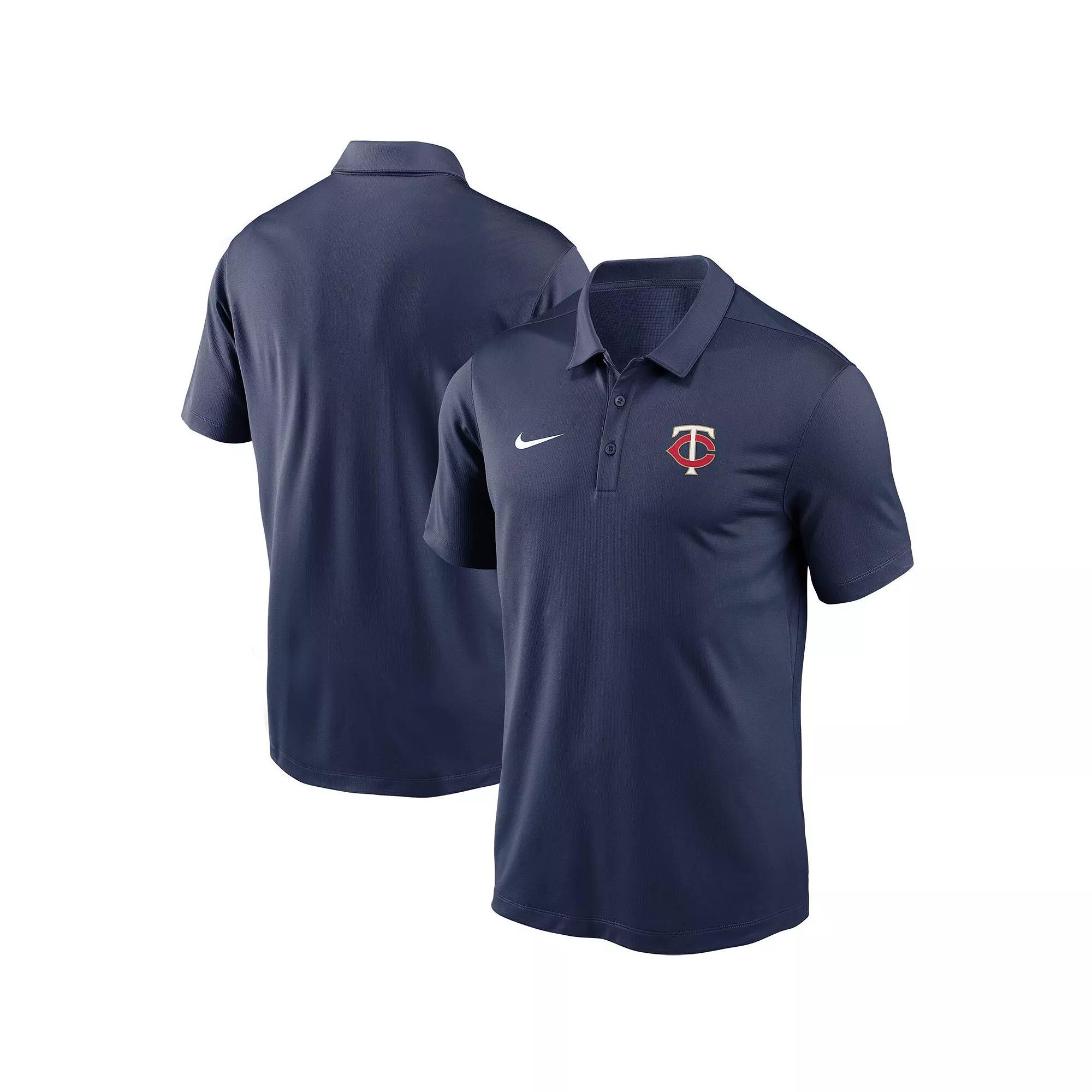 Mens Nike Minnesota Twins Team Logo Franchise Performance Polo Blue Product Image