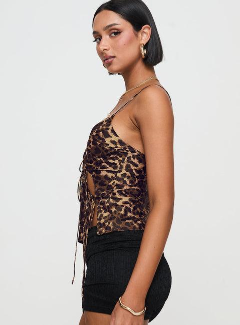 Mariah Top Leopard Product Image