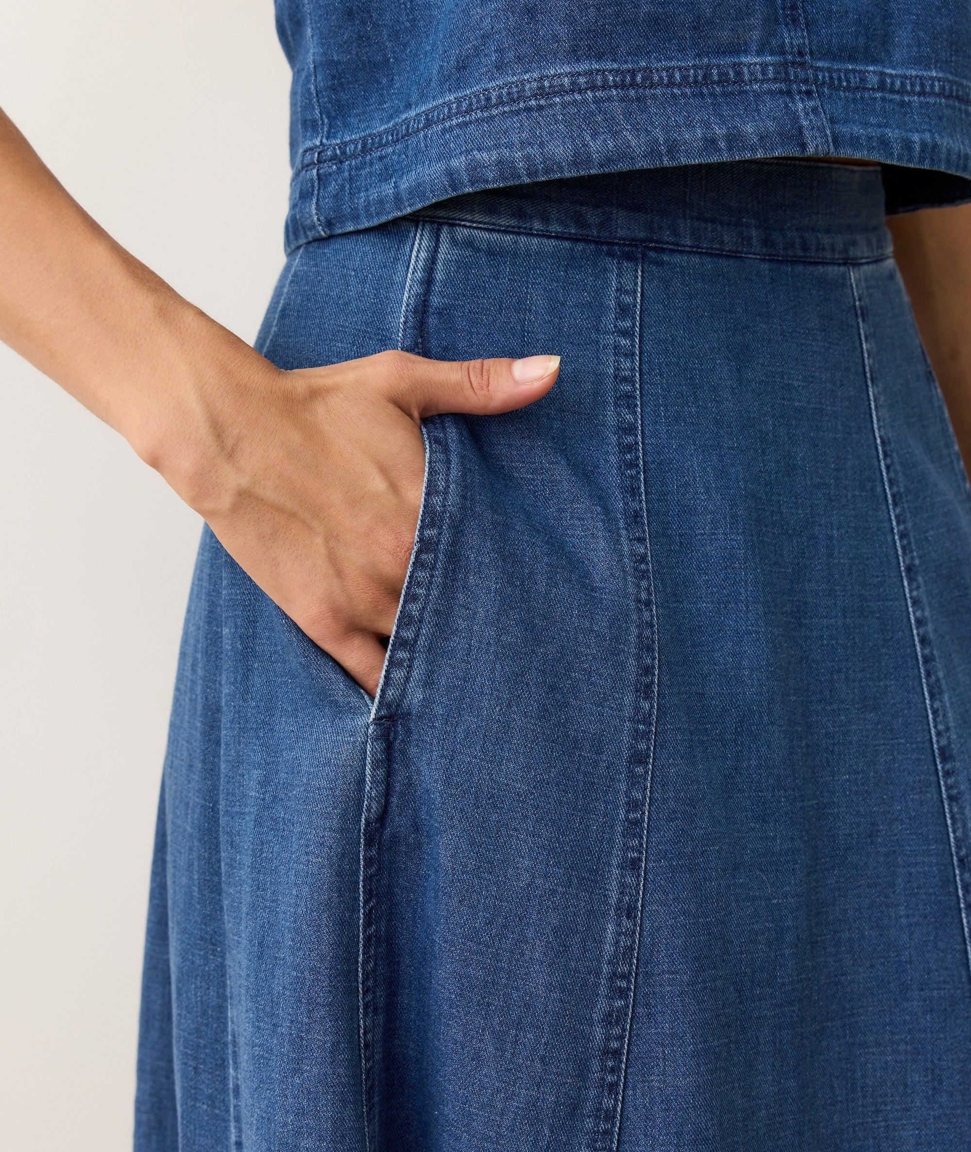 Lainey Denim Skirt Product Image