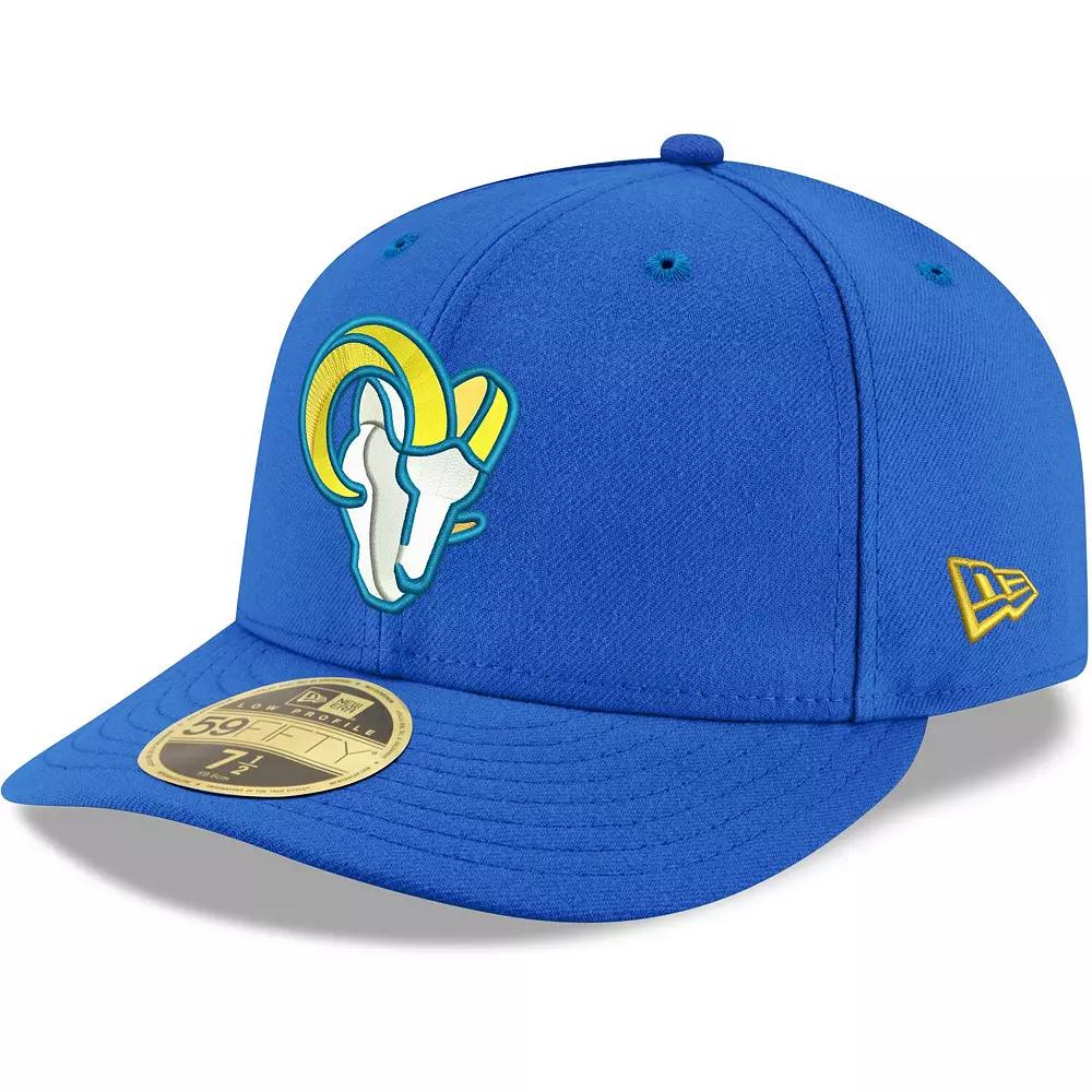Men's New Era Royal Los Angeles Rams Omaha Low Profile 59FIFTY Fitted Team Hat,  Product Image