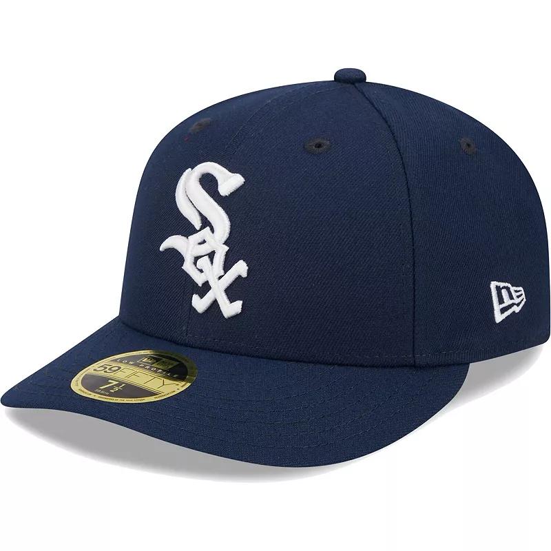 Men's New Era Navy Chicago White Sox Oceanside Low Profile 59FIFTY Fitted Hat, Size: 7 7/8, Blue Product Image