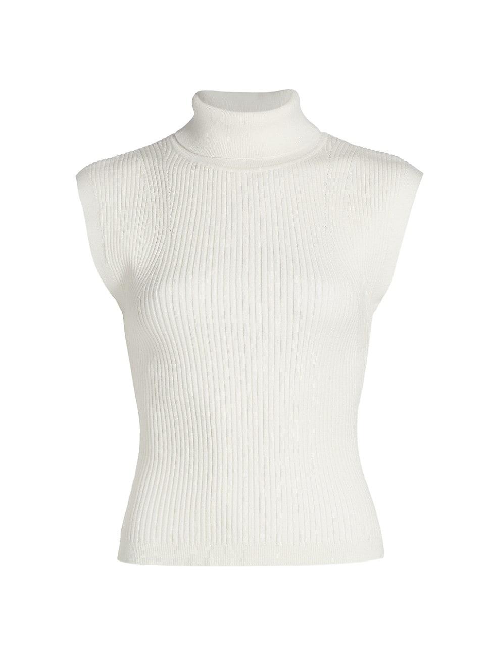 Womens Kinley Rib-Knit Sleeveless Top Product Image
