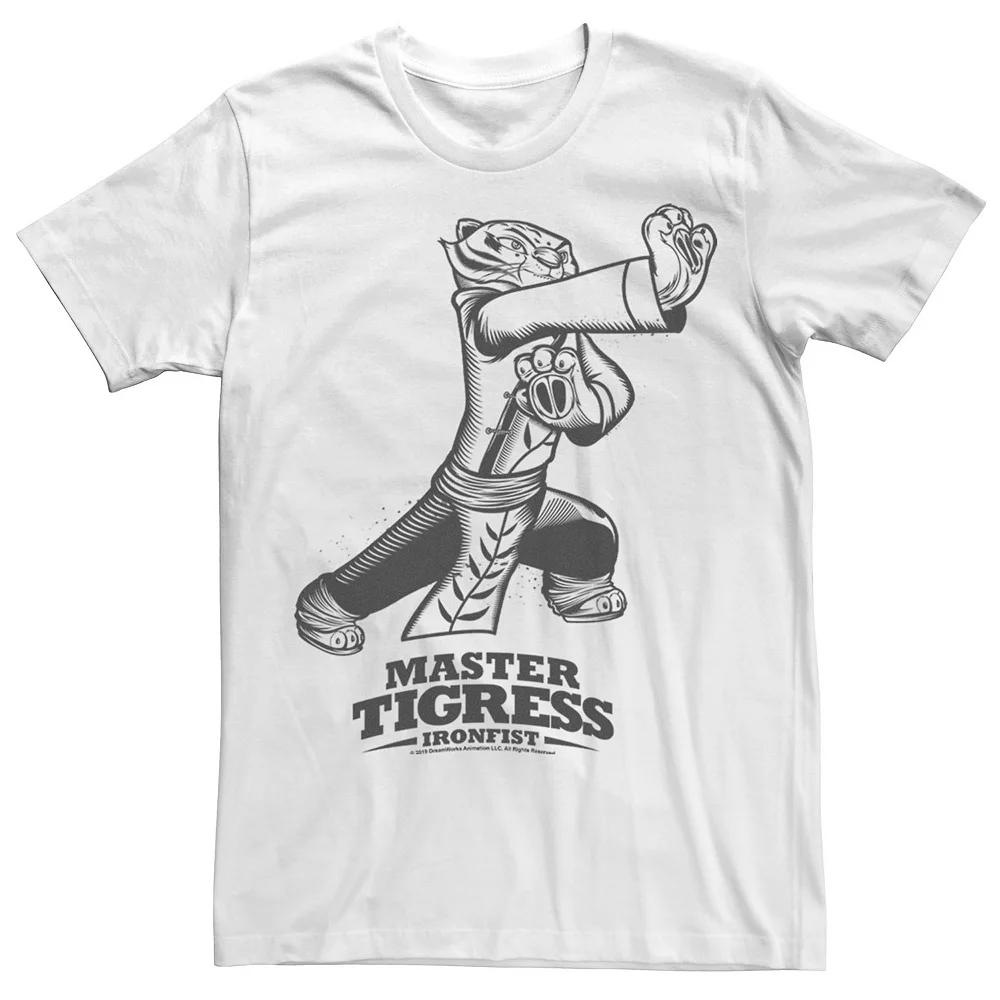 Men's Kung Fu Panda Master Tigress Iron Fist Tee,  Product Image