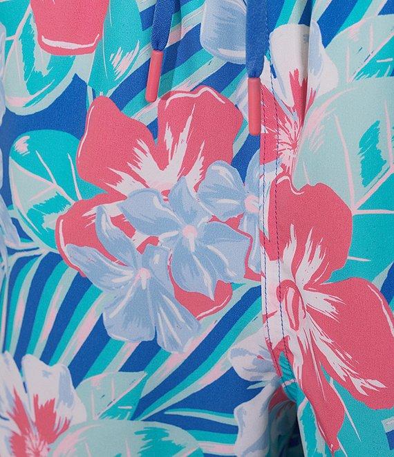 Vineyard Vines Chappy Floral Print 7#double; Inseam Swim Trunks Product Image