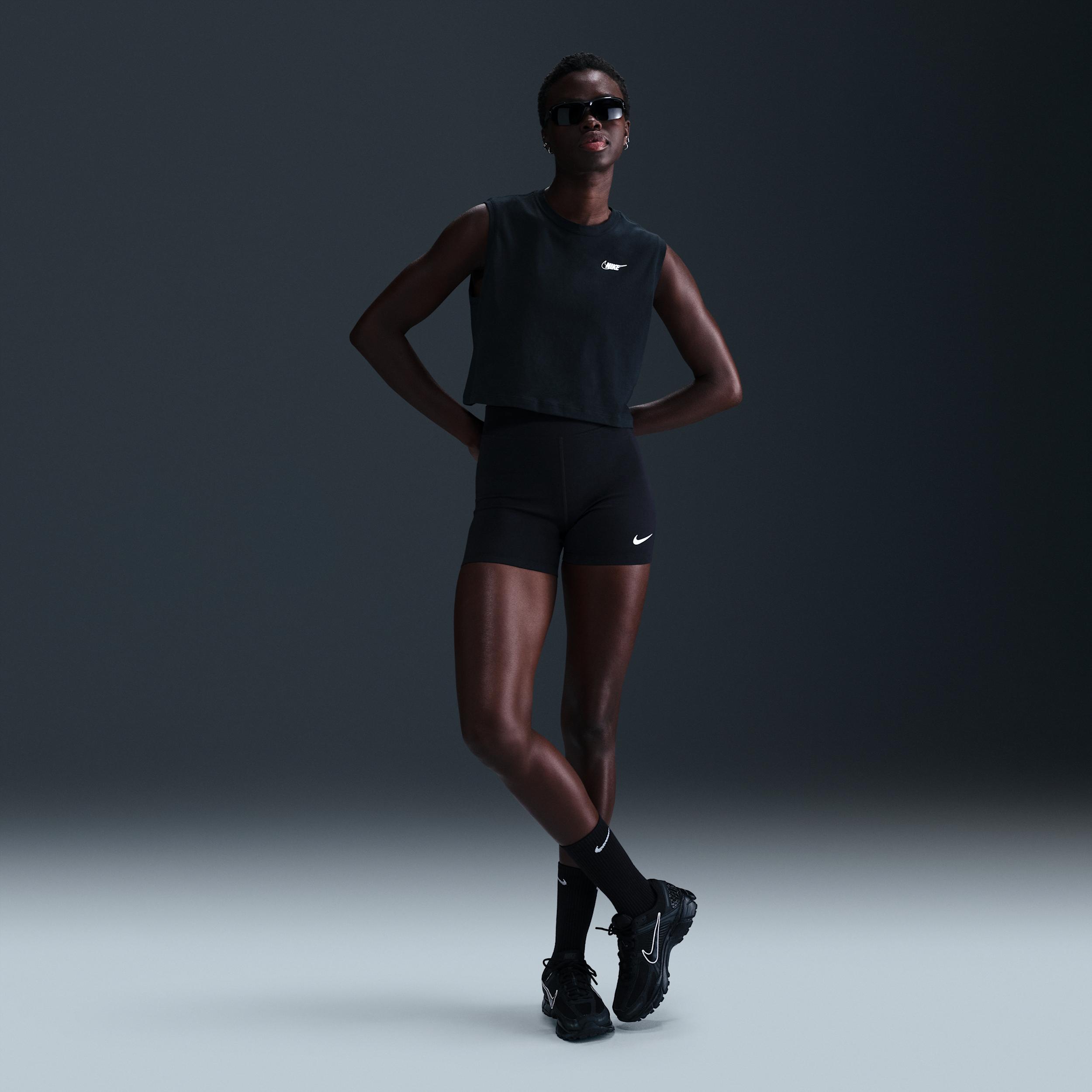 Women's Nike Sportswear Club Sleeveless Cropped Graphic T-Shirt Product Image