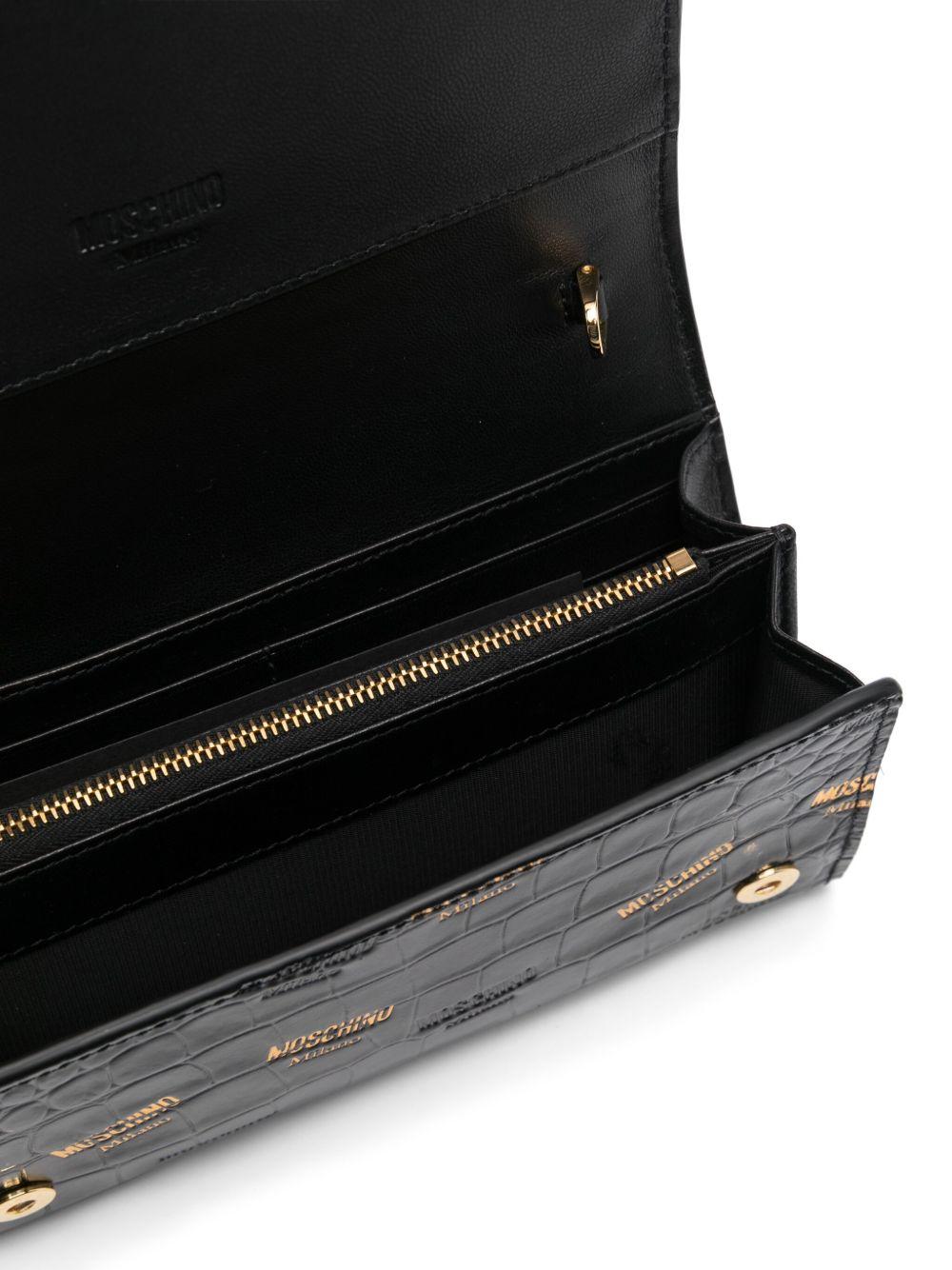 debossed-logo clutch bag Product Image